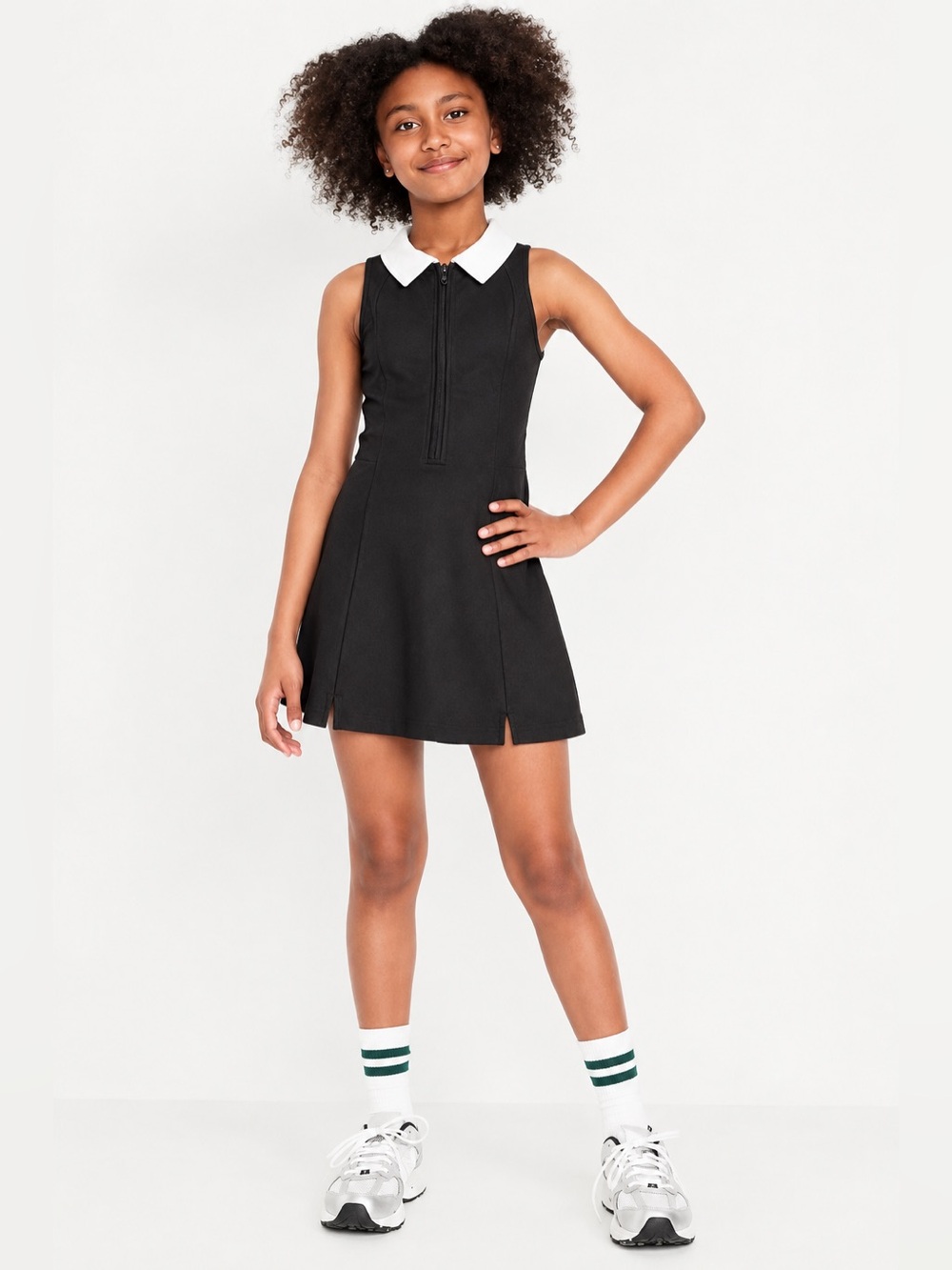 Old Navy Active Girls PowerSoft Sleeveless Polo Athletic Dress for Girls Shorts